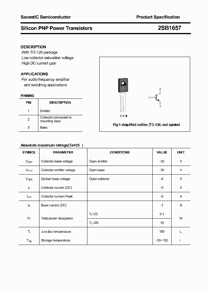 2SB1657_4406259.PDF Datasheet