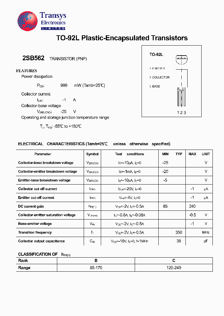 2SB562_4202424.PDF Datasheet