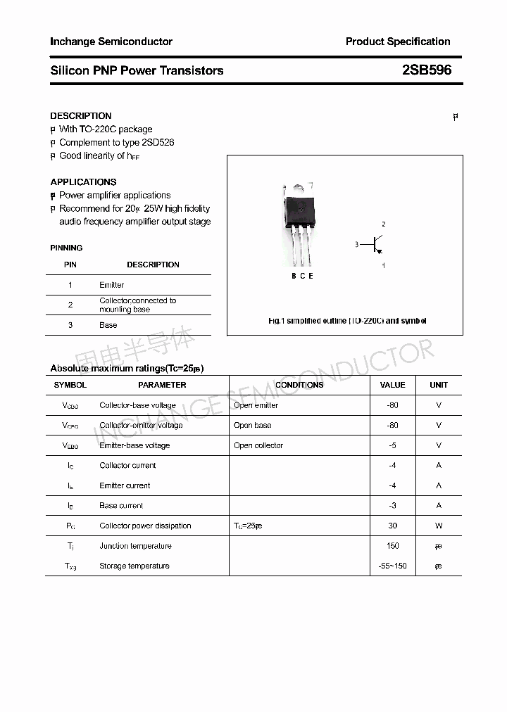 2SB596_4340809.PDF Datasheet