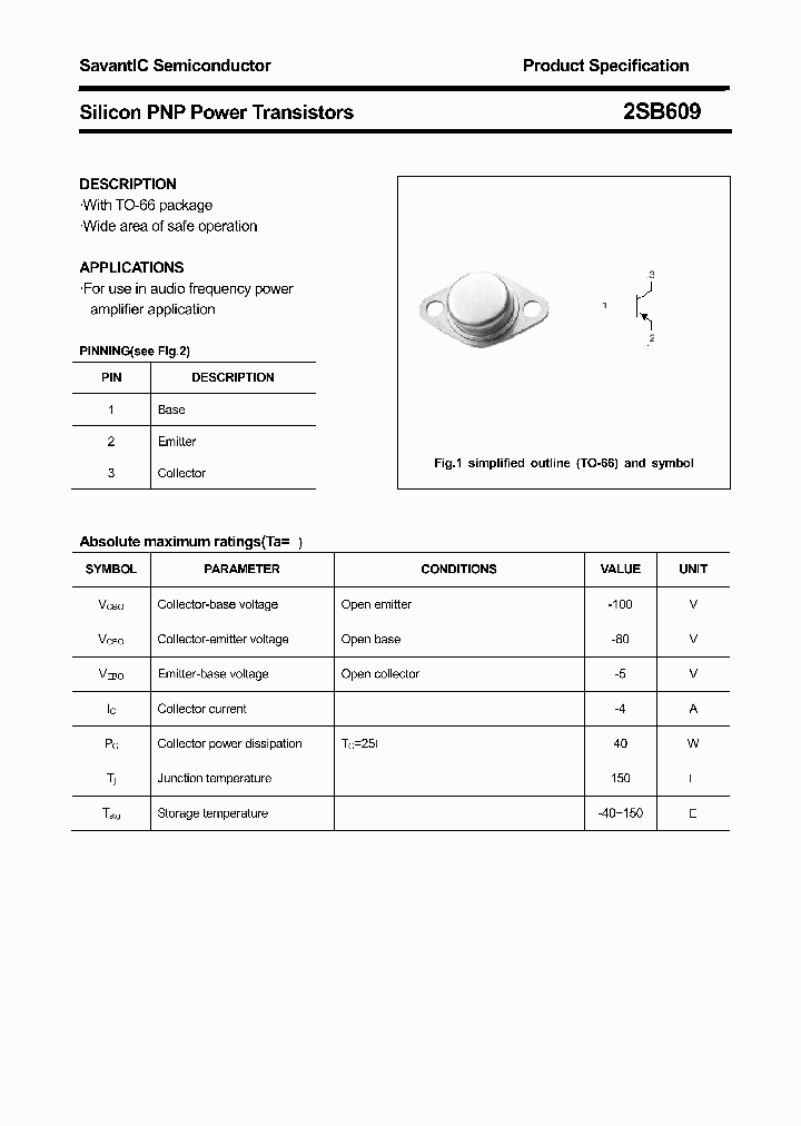 2SB609_4430399.PDF Datasheet