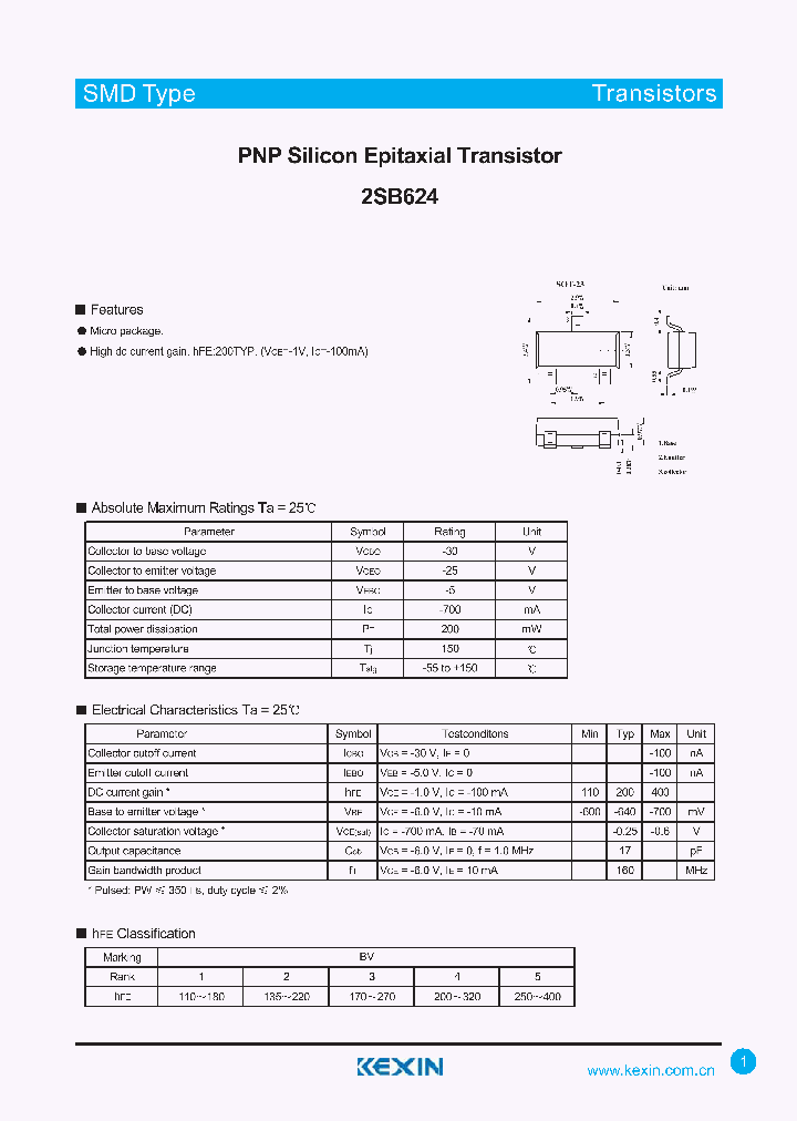 2SB624_4298284.PDF Datasheet