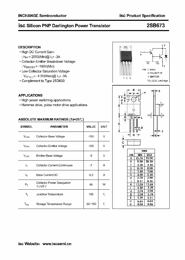 2SB673_4305978.PDF Datasheet