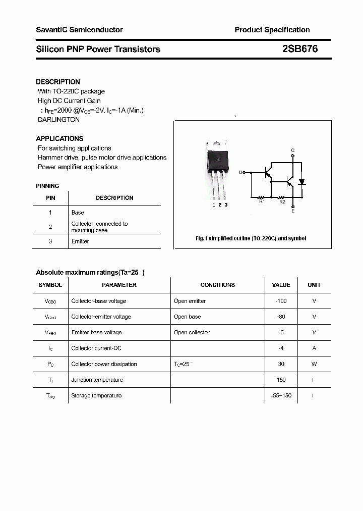 2SB676_4408588.PDF Datasheet