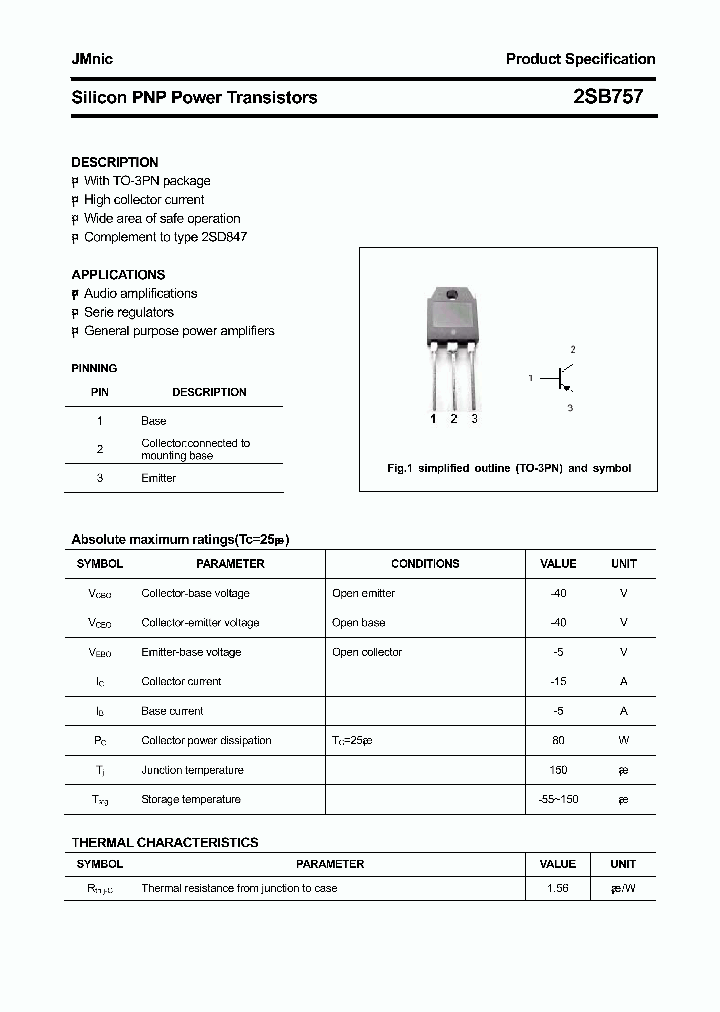 2SB757_4572727.PDF Datasheet