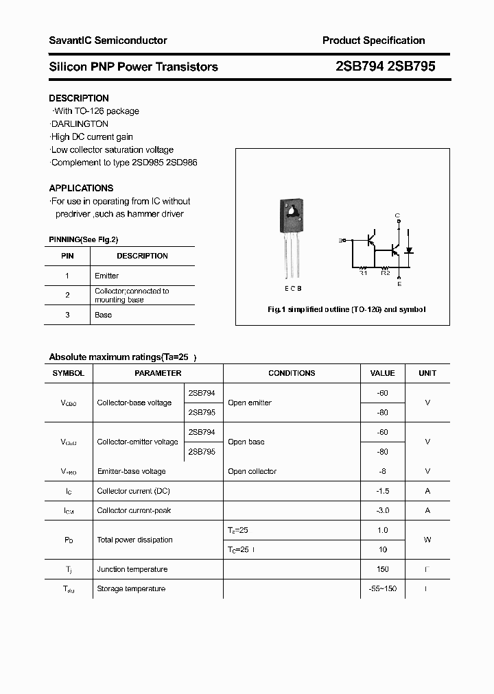 2SB794_4801104.PDF Datasheet