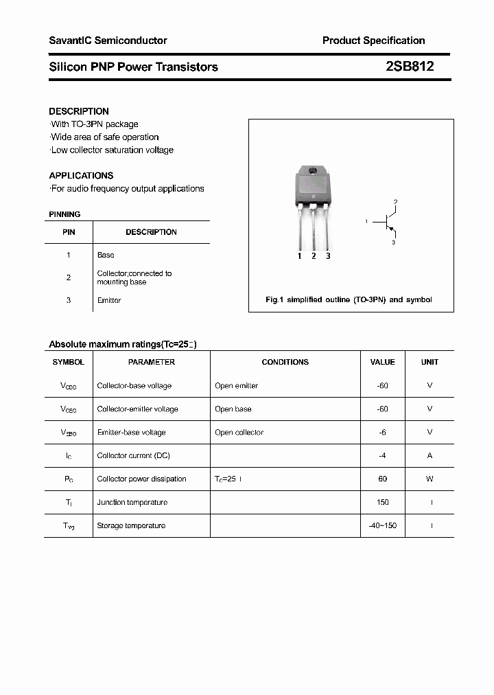 2SB812_4381361.PDF Datasheet