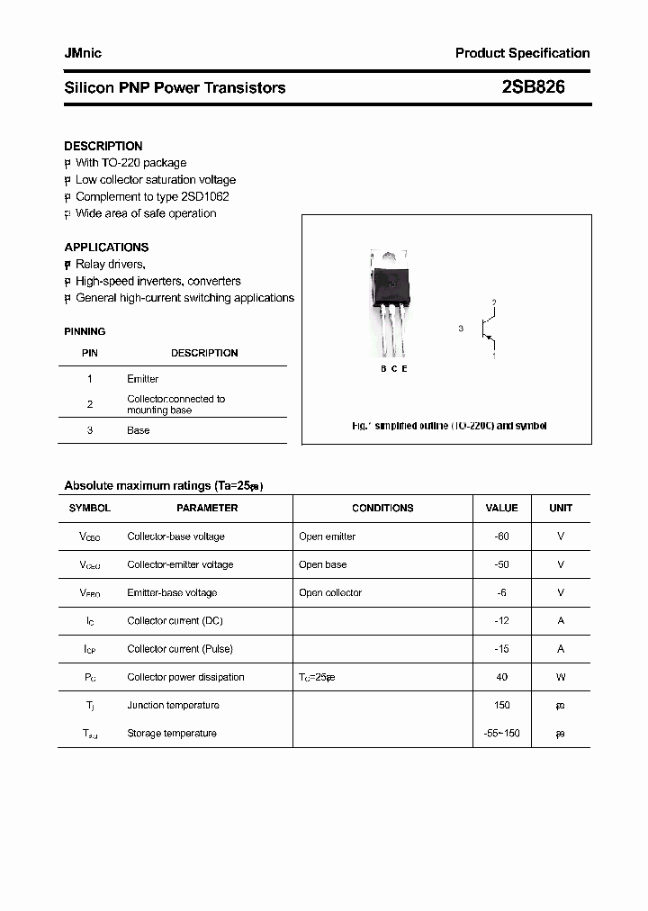 2SB826_4508986.PDF Datasheet