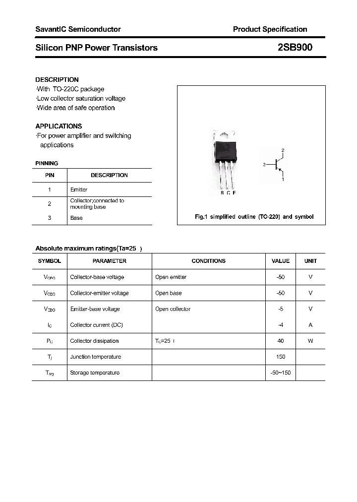 2SB900_4436894.PDF Datasheet