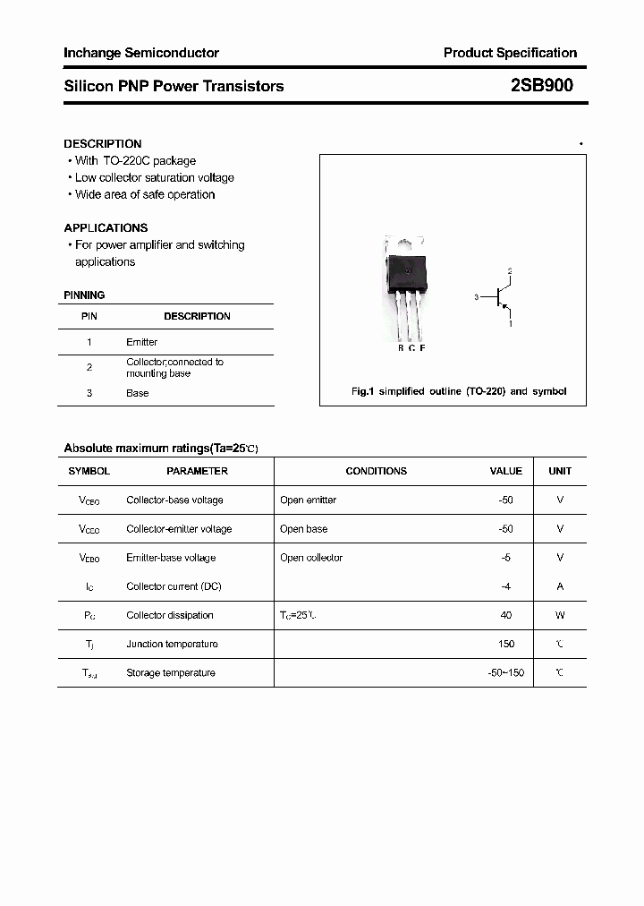 2SB900_4436895.PDF Datasheet