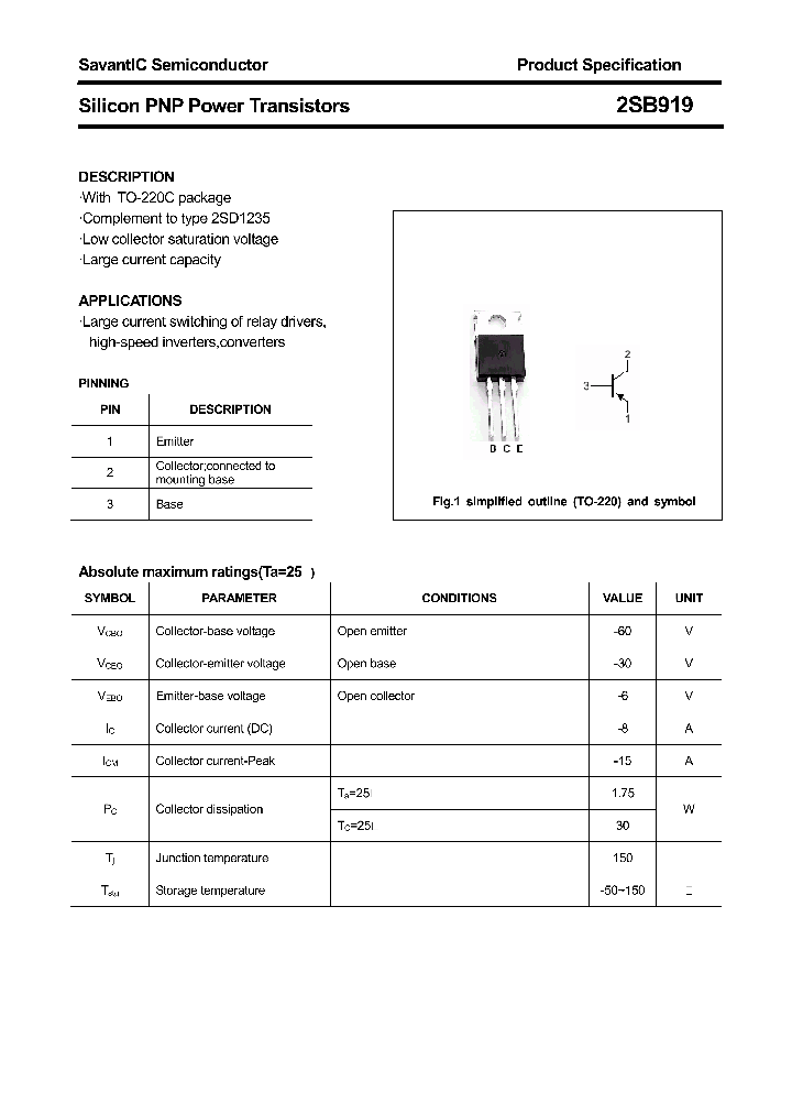 2SB919_4403947.PDF Datasheet