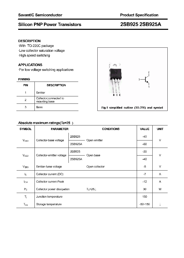 2SB925_4388465.PDF Datasheet