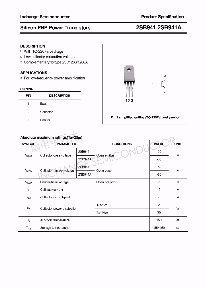 2SB941_4293574.PDF Datasheet