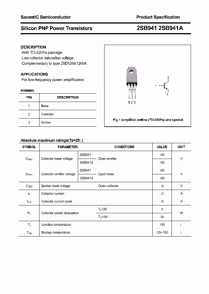 2SB941_4404716.PDF Datasheet
