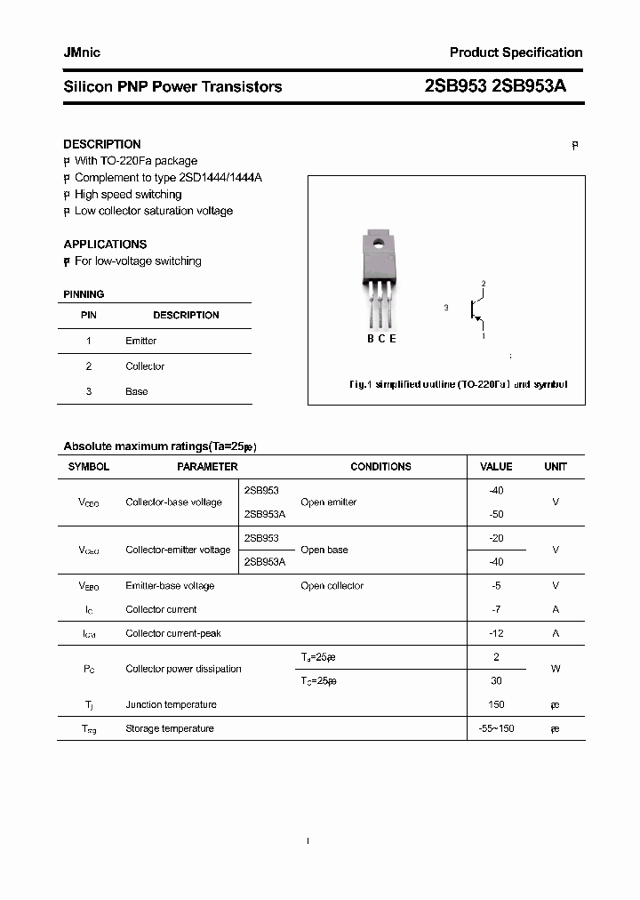 2SB953_4452950.PDF Datasheet