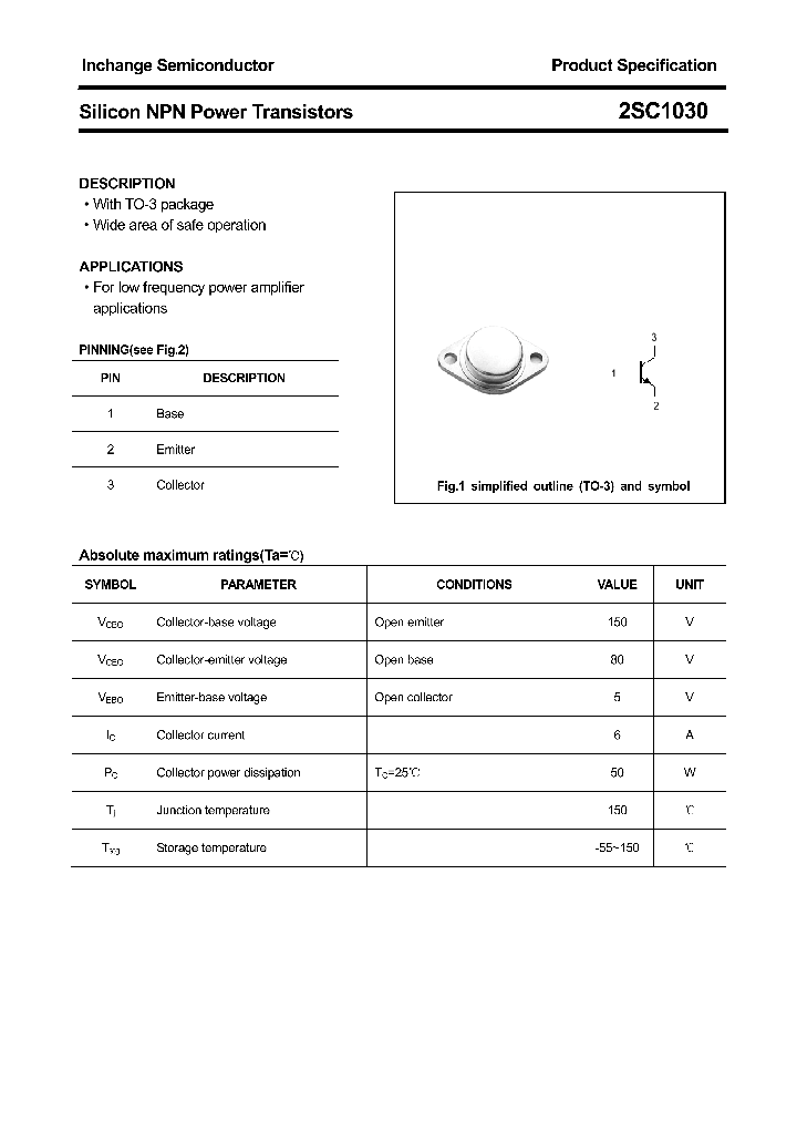 2SC1030_4353803.PDF Datasheet