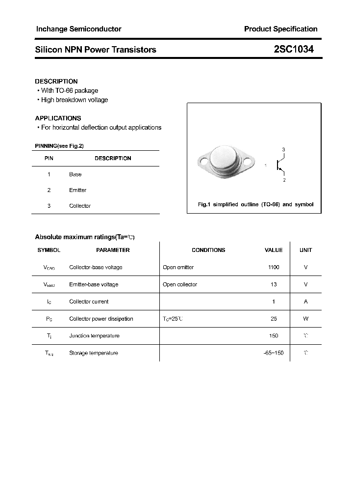 2SC1034_4353804.PDF Datasheet