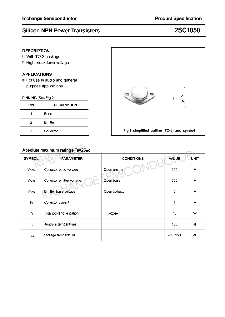 2SC1050_4354373.PDF Datasheet