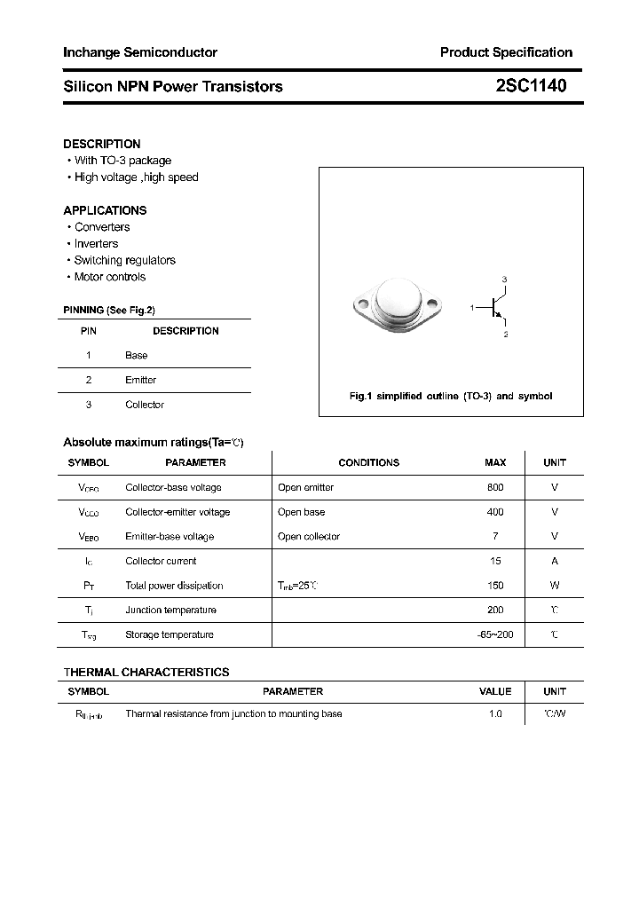 2SC1140_4353193.PDF Datasheet
