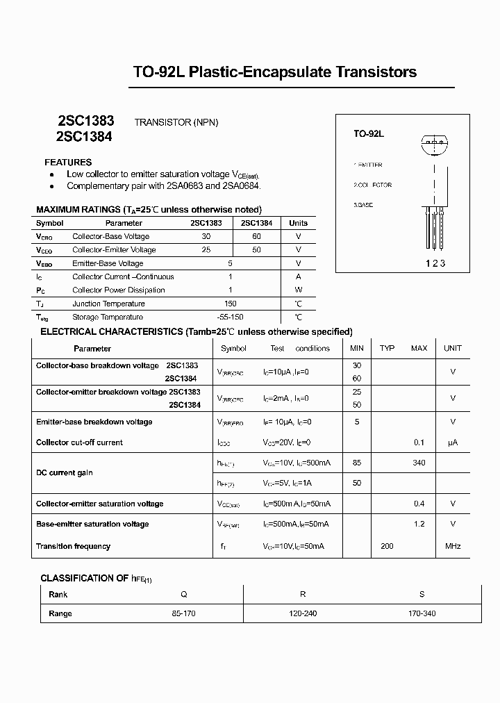 2SC1383_4623860.PDF Datasheet