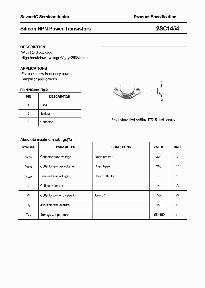 2SC1454_4389954.PDF Datasheet