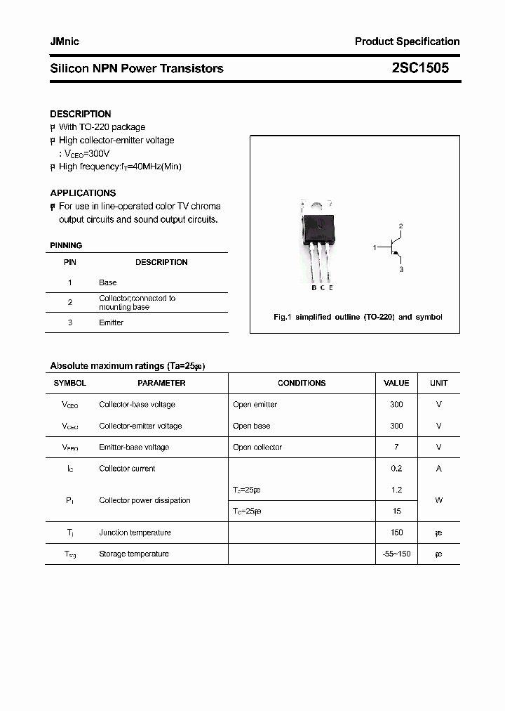 2SC1505_4519366.PDF Datasheet