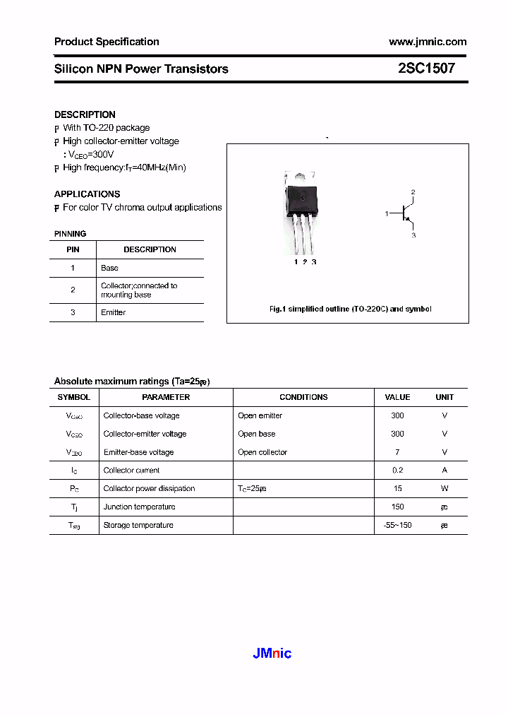 2SC1507_4519367.PDF Datasheet