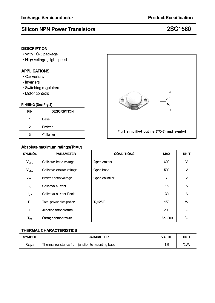 2SC1580_4357406.PDF Datasheet