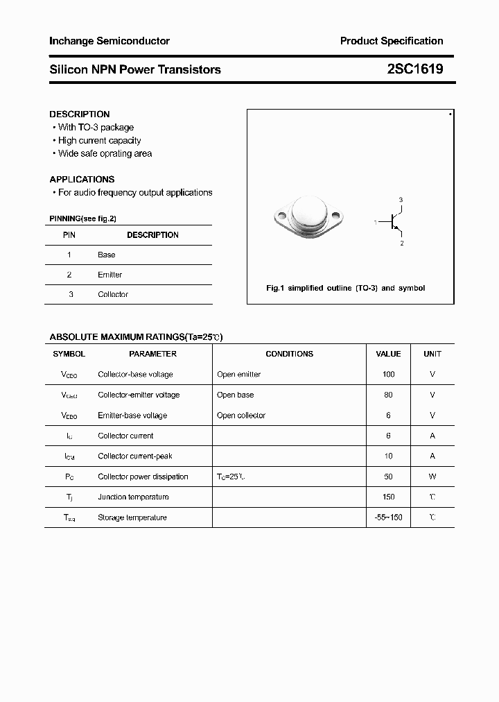 2SC1619_4376756.PDF Datasheet