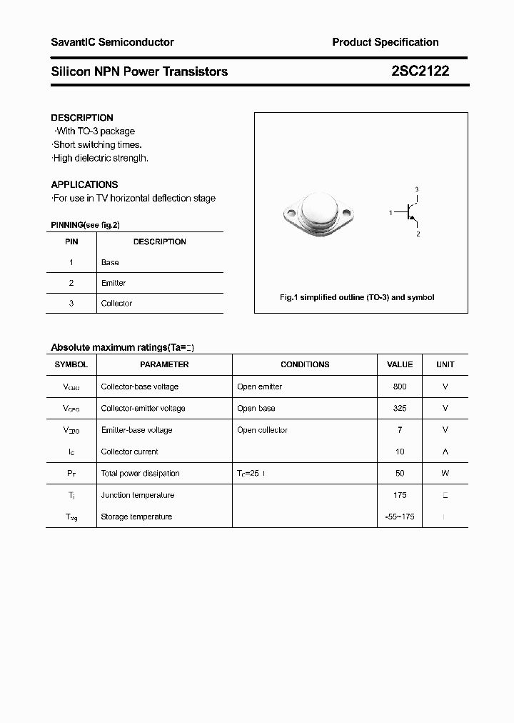2SC2122_4391614.PDF Datasheet