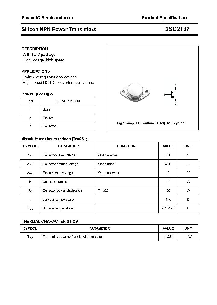 2SC2137_4391616.PDF Datasheet