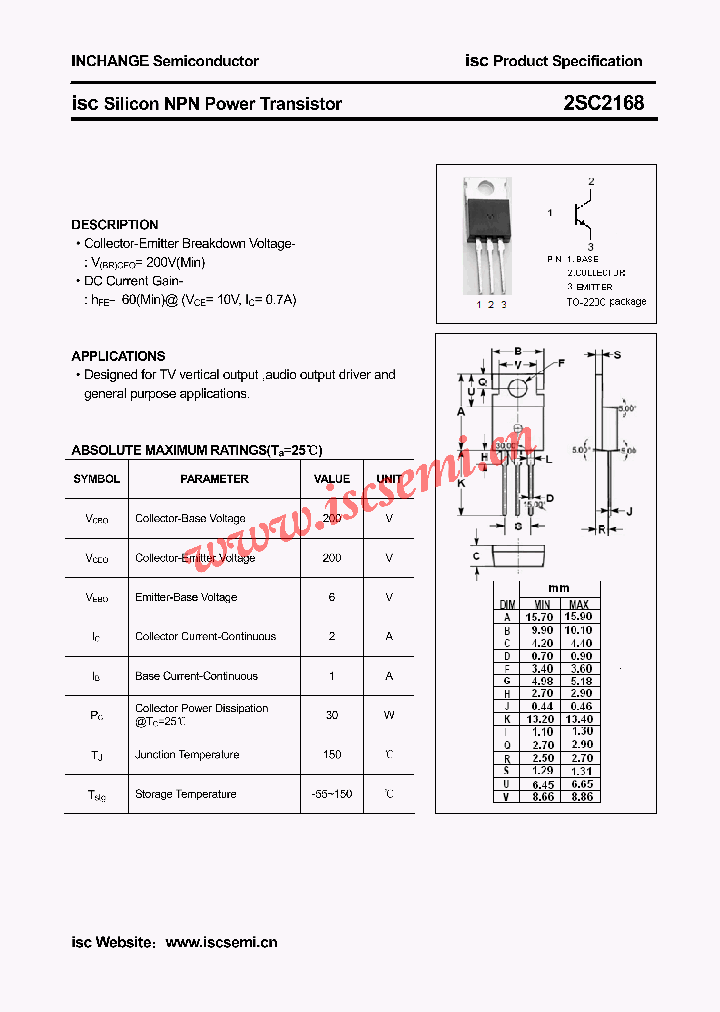 2SC2168_4731990.PDF Datasheet