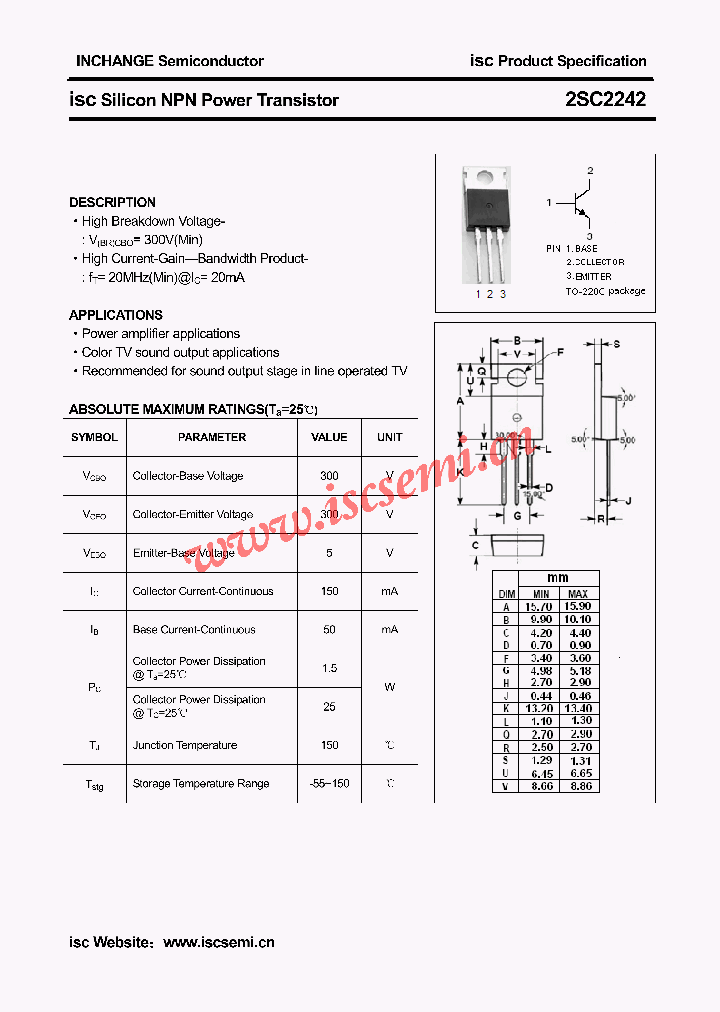 2SC2242_4354381.PDF Datasheet