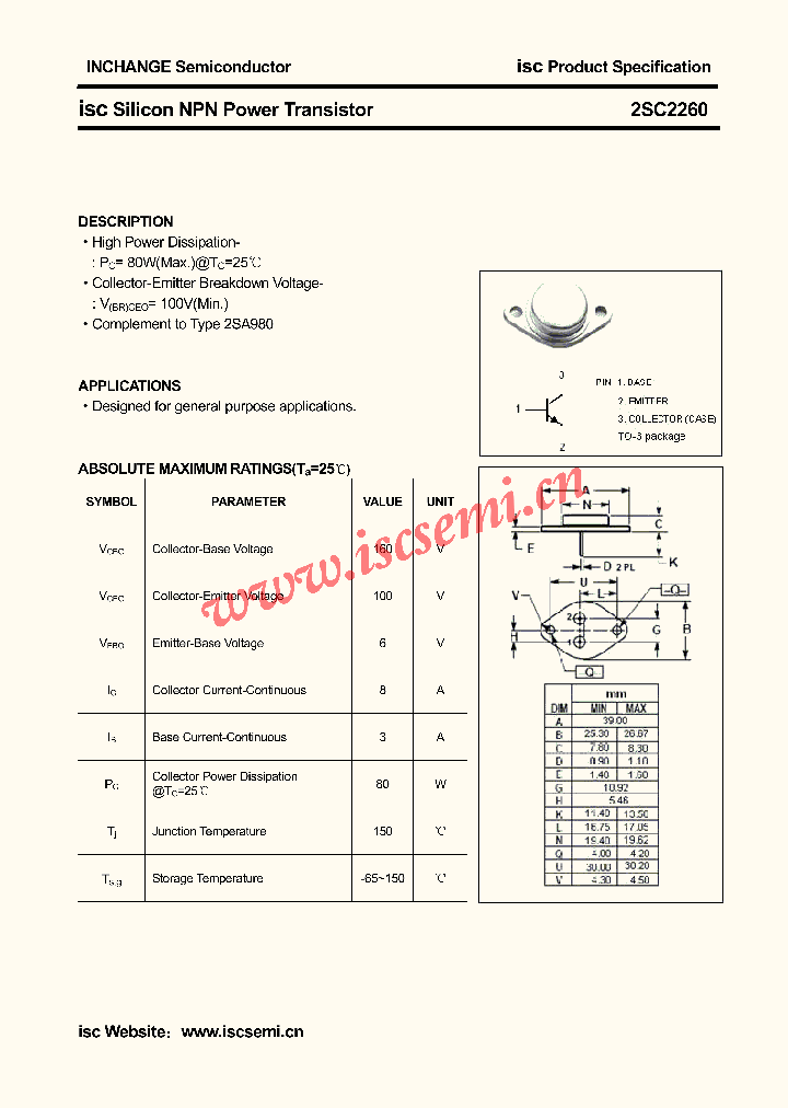 2SC2260_4388317.PDF Datasheet