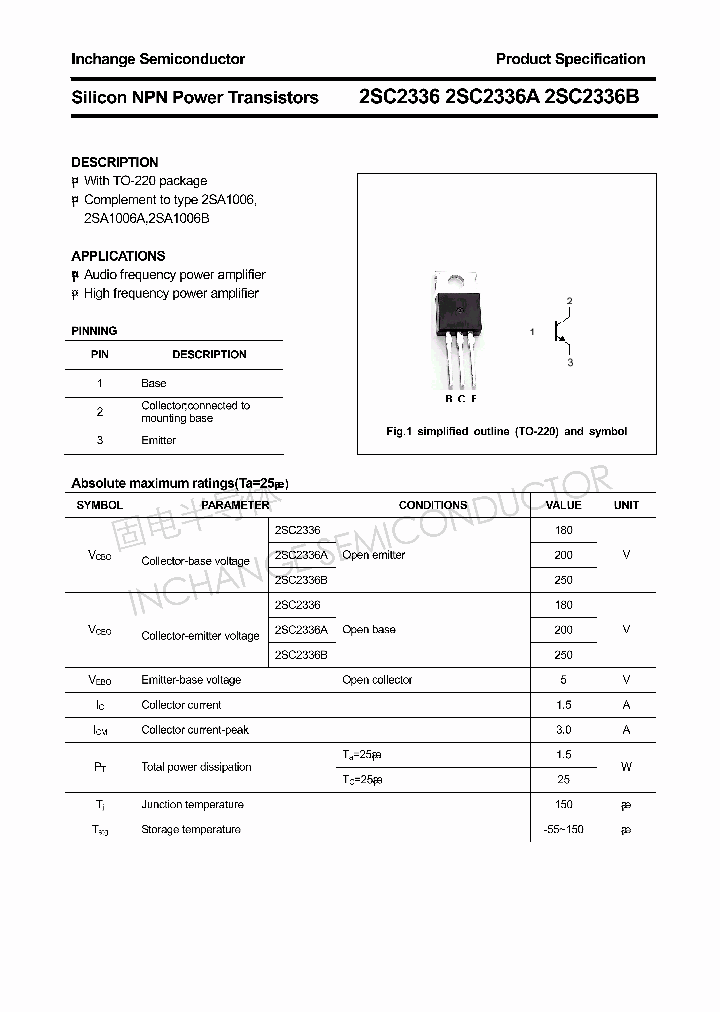 2SC2336_4291647.PDF Datasheet