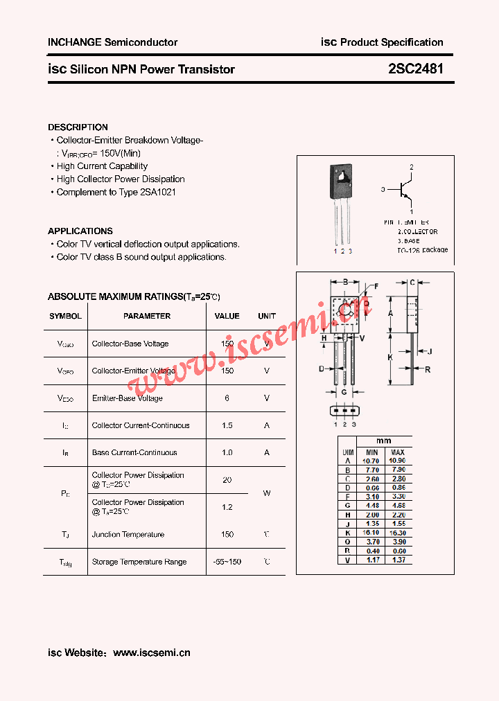 2SC2481_4532262.PDF Datasheet