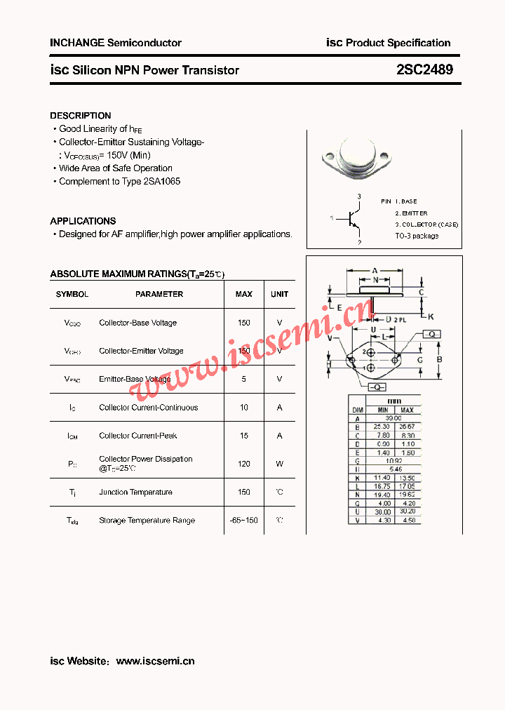 2SC2489_4388168.PDF Datasheet