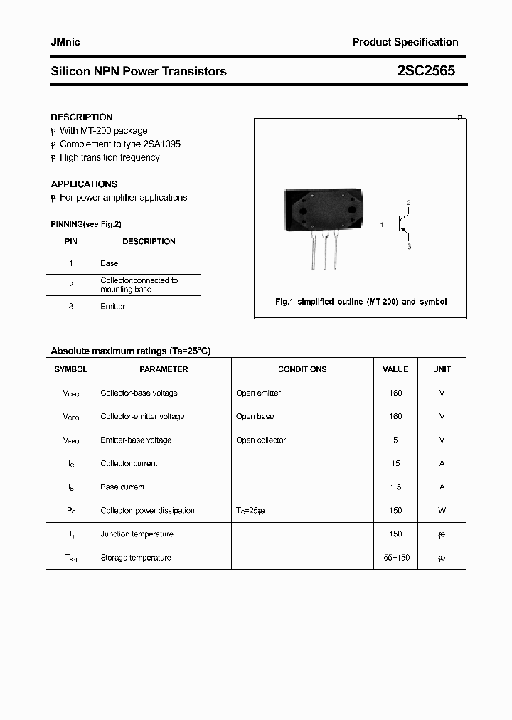 2SC2565_4590017.PDF Datasheet
