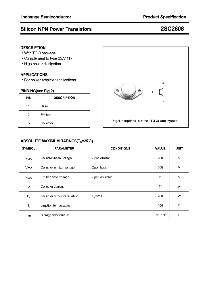 2SC2608_4390766.PDF Datasheet