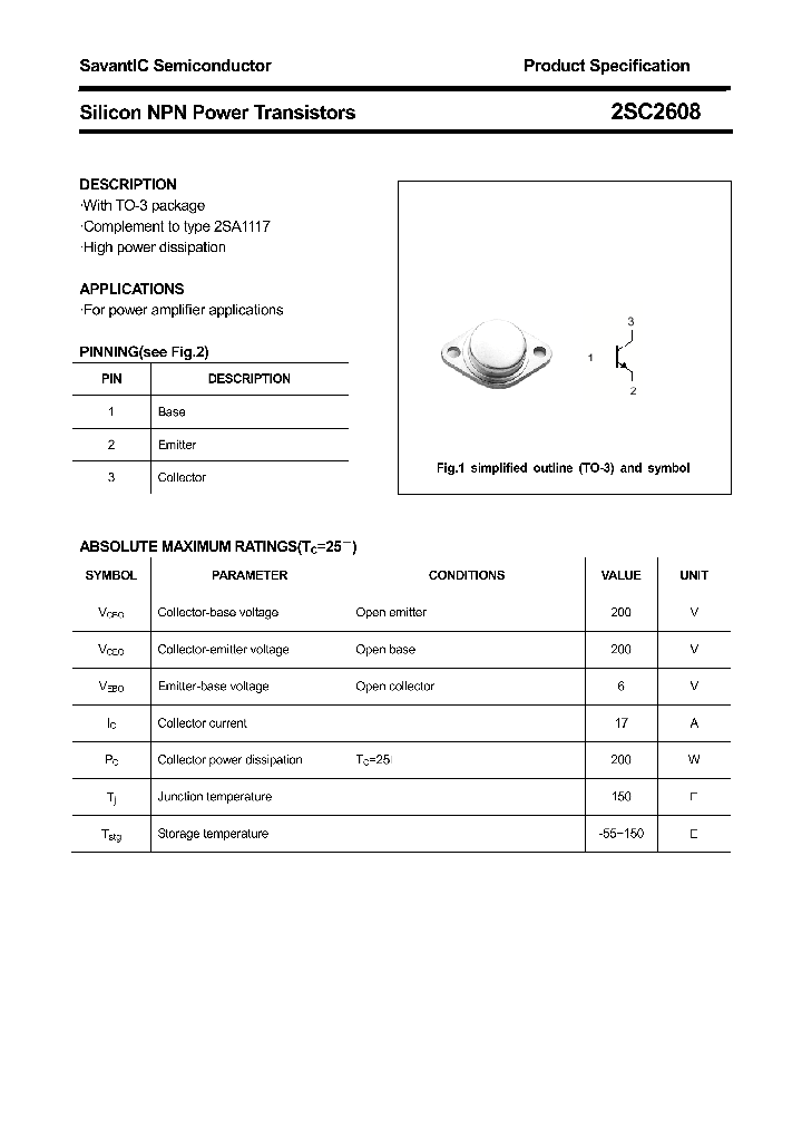 2SC2608_4390767.PDF Datasheet