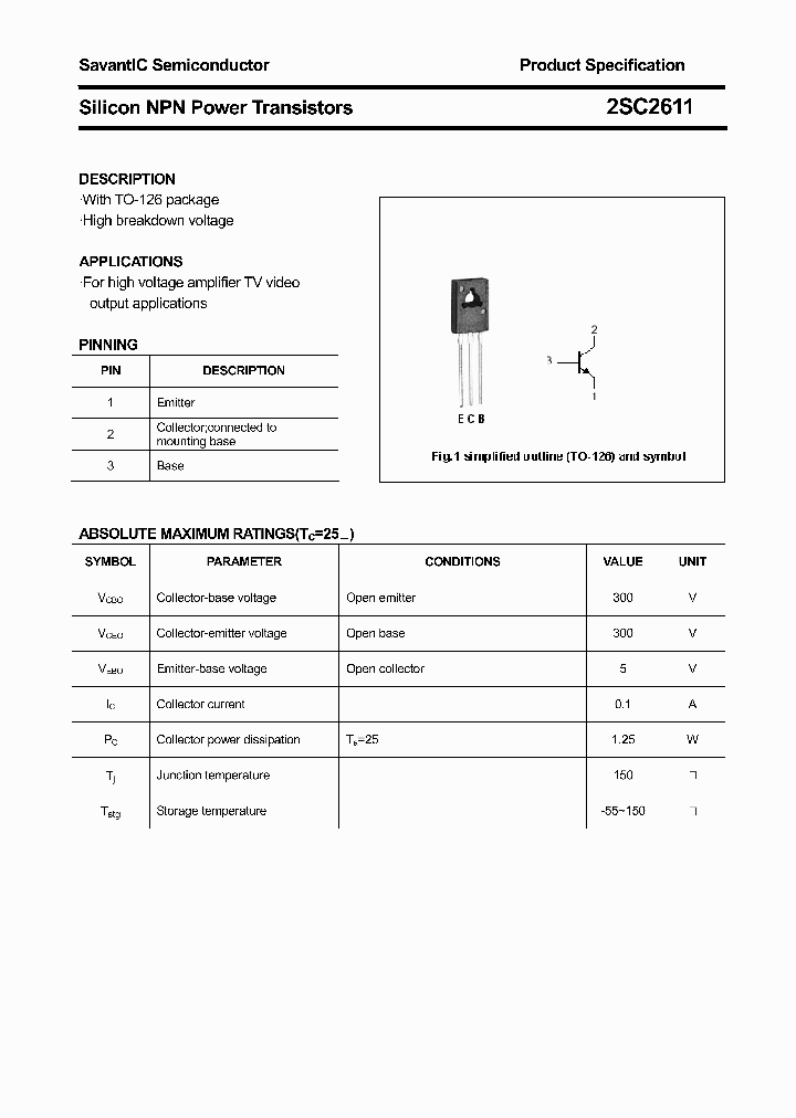2SC2611_4375919.PDF Datasheet