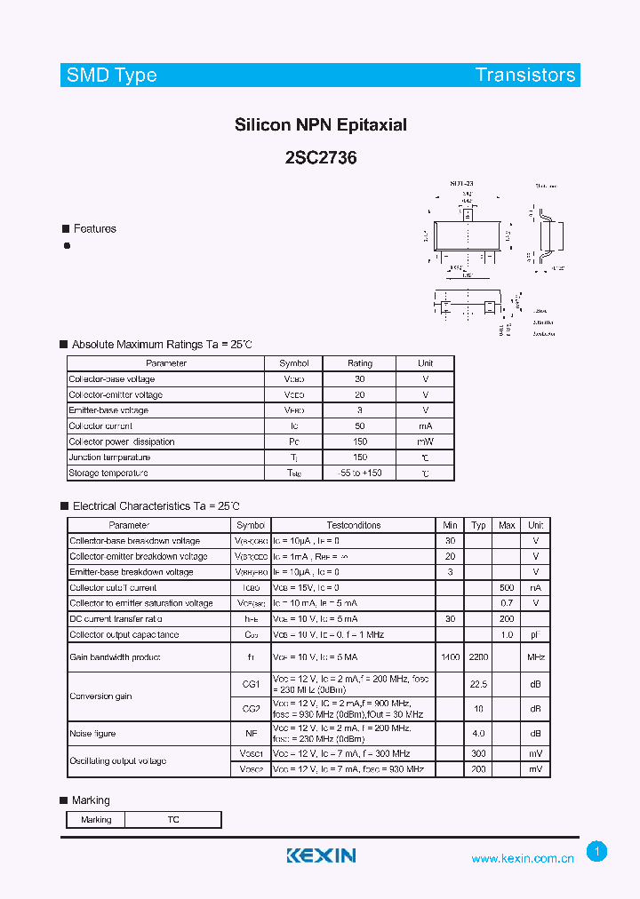 2SC2736_4319725.PDF Datasheet