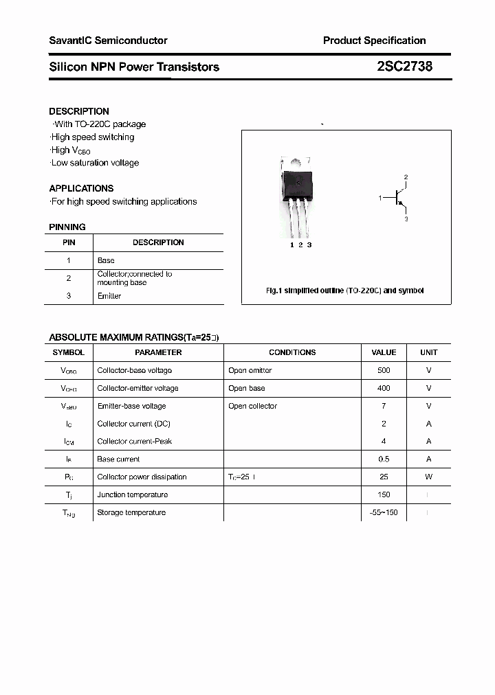 2SC2738_4437405.PDF Datasheet