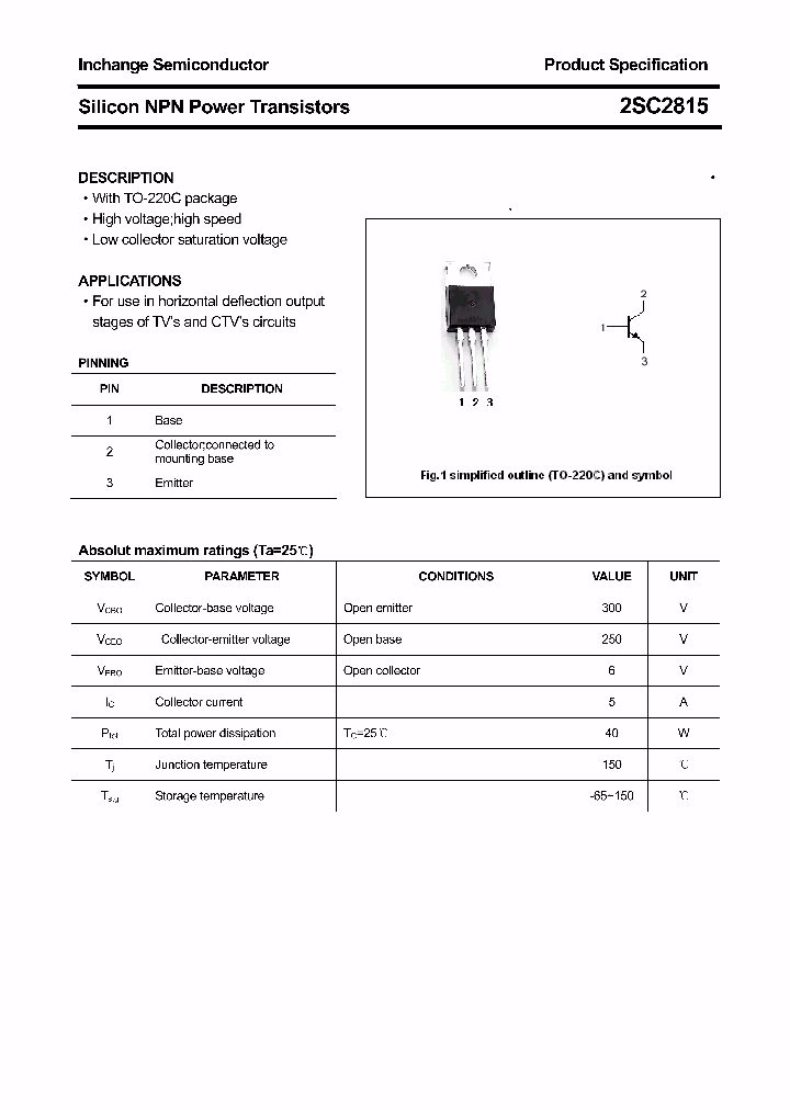2SC2815_4371836.PDF Datasheet