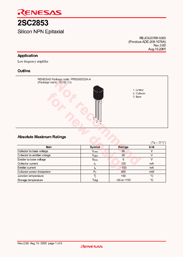 2SC2853ETZ-E_4291597.PDF Datasheet