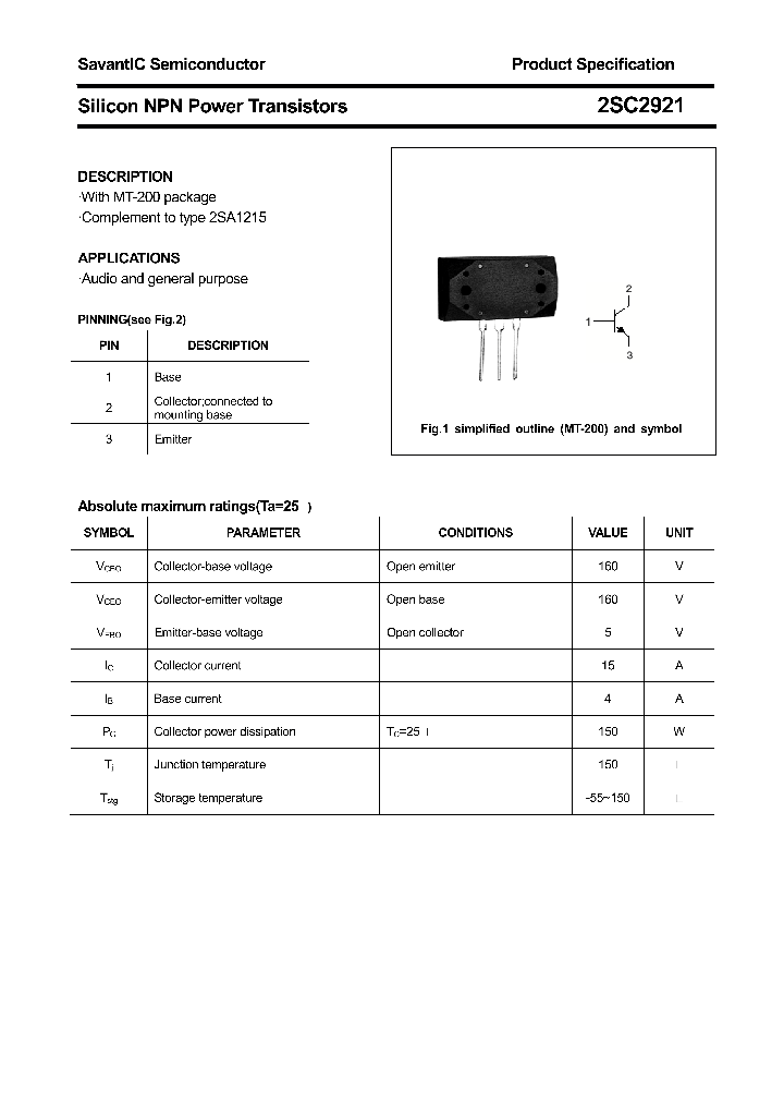 2SC2921_4817589.PDF Datasheet