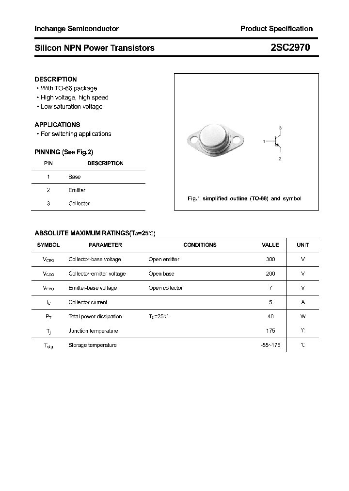 2SC2970_4353234.PDF Datasheet