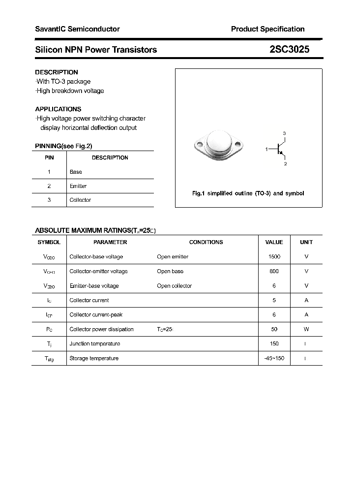 2SC3025_4382951.PDF Datasheet