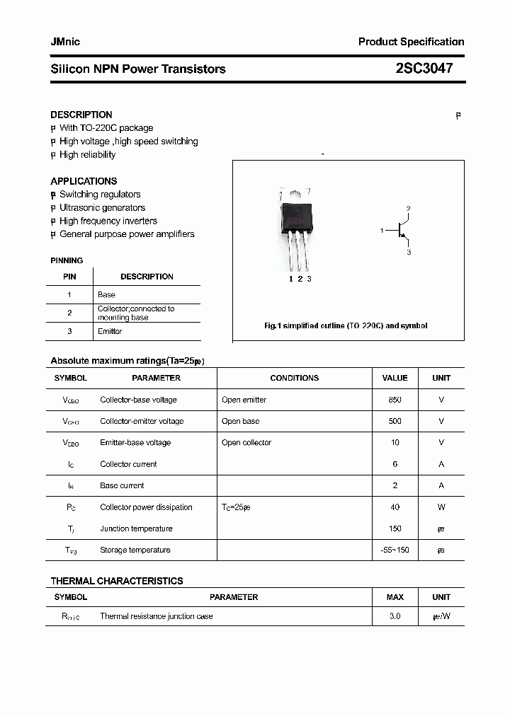 2SC3047_4614194.PDF Datasheet
