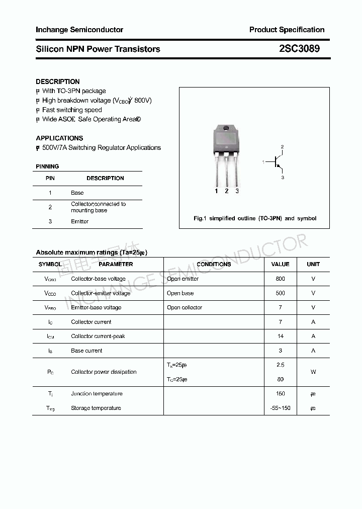 2SC3089_4305847.PDF Datasheet