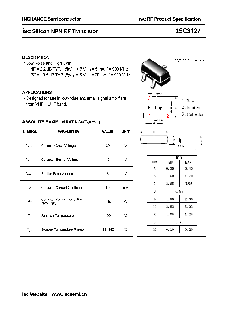2SC3127_4377121.PDF Datasheet